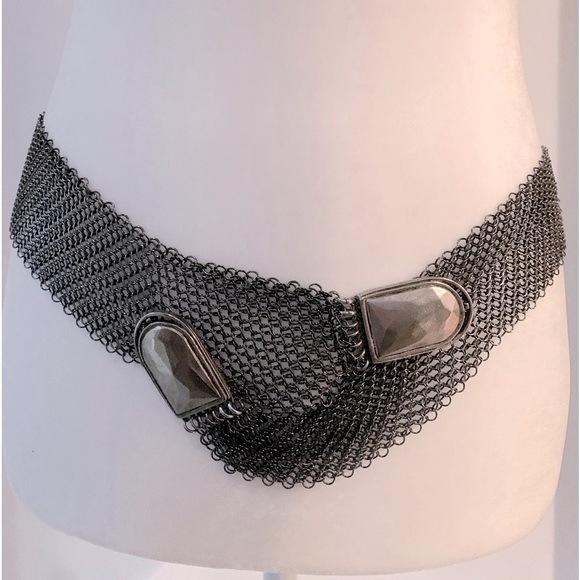 Rare Vintage Ring Mesh Wrap Belt - Picture 1 of 8